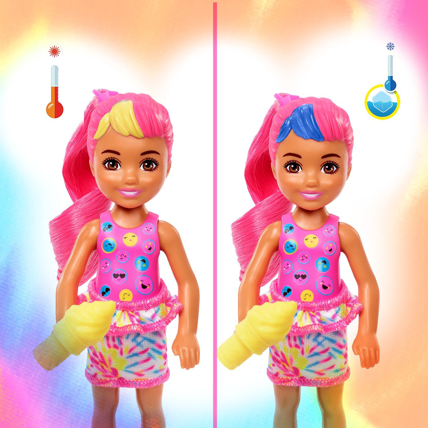 BARBIE PAPUSA DESCOPERA CULOAREA CHELSEA TIE DYE