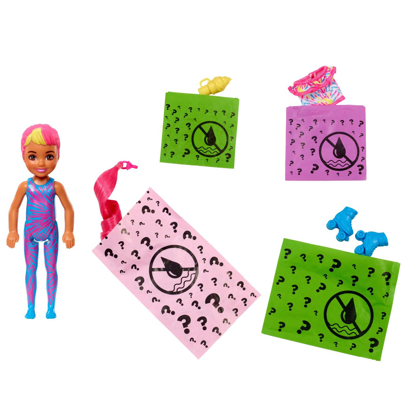 BARBIE PAPUSA DESCOPERA CULOAREA CHELSEA TIE DYE