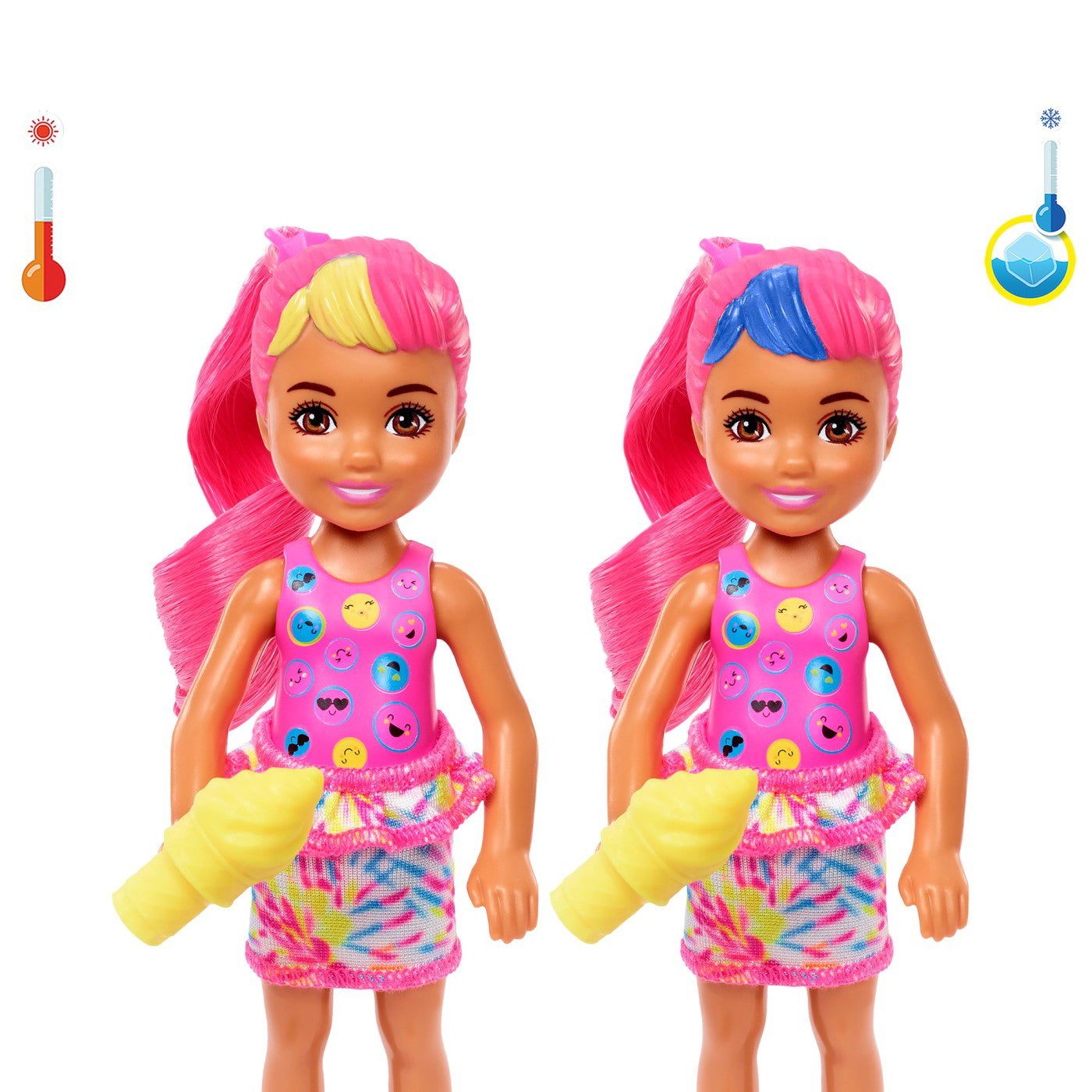 BARBIE PAPUSA DESCOPERA CULOAREA CHELSEA TIE DYE