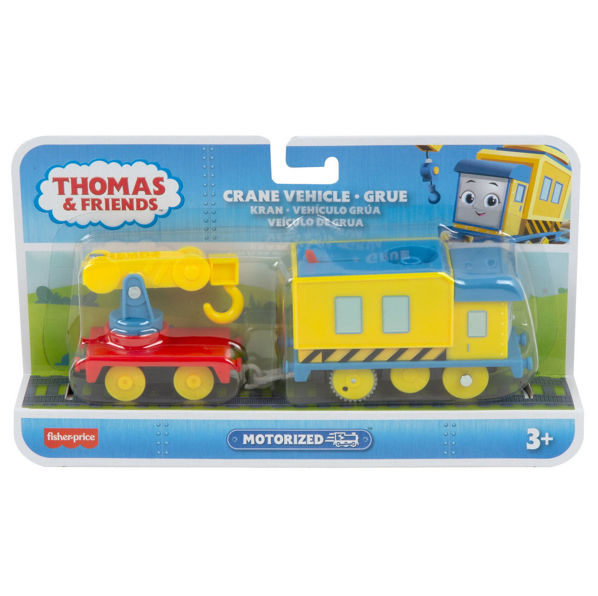 THOMAS LOCOMOTIVA MOTORIZATA GRUE CU VAGON