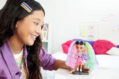 BARBIE PAPUSA BARBIE EXTRA MINI CU PAR CURCUBEU