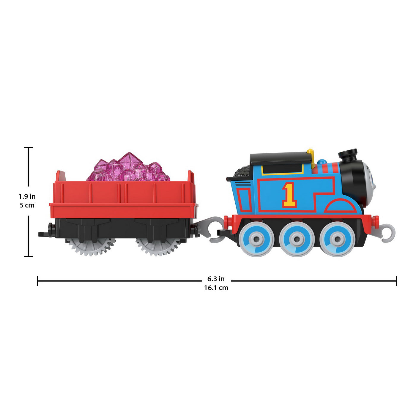THOMAS SET DE JOACA CU LOCOMOTIVA PUSH ALONG THOMAS SI ACCESORII