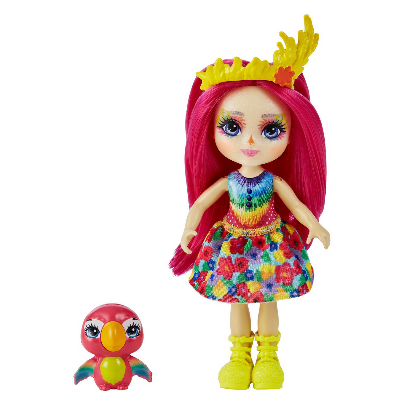 ENCHANTIMALS PAPUSI SI ANIMALUTE PEACHY PARROT SI CHATTER