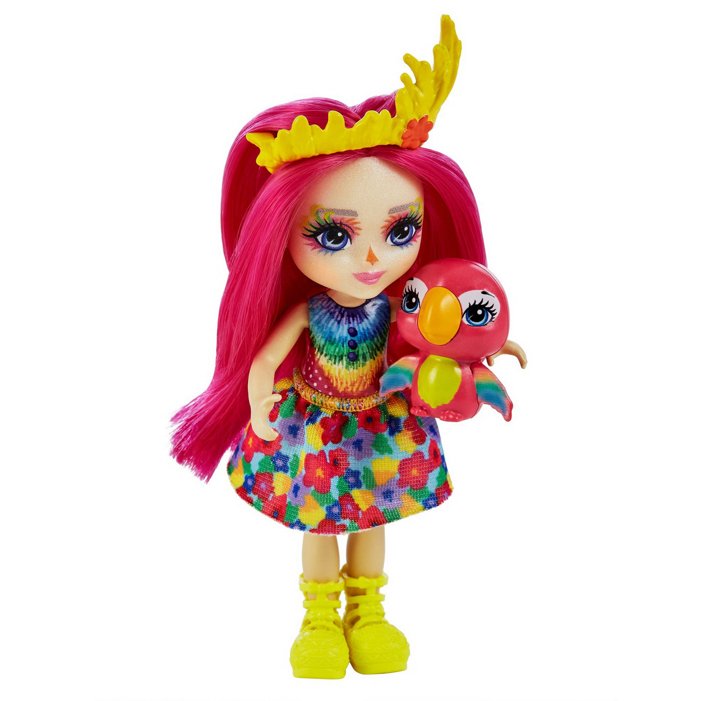 ENCHANTIMALS PAPUSI SI ANIMALUTE PEACHY PARROT SI CHATTER