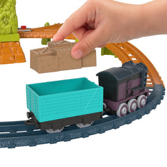 THOMAS SET DE JOACA CU LOCOMOTIVA PUSH ALONG DIESEL SI ACCESORII