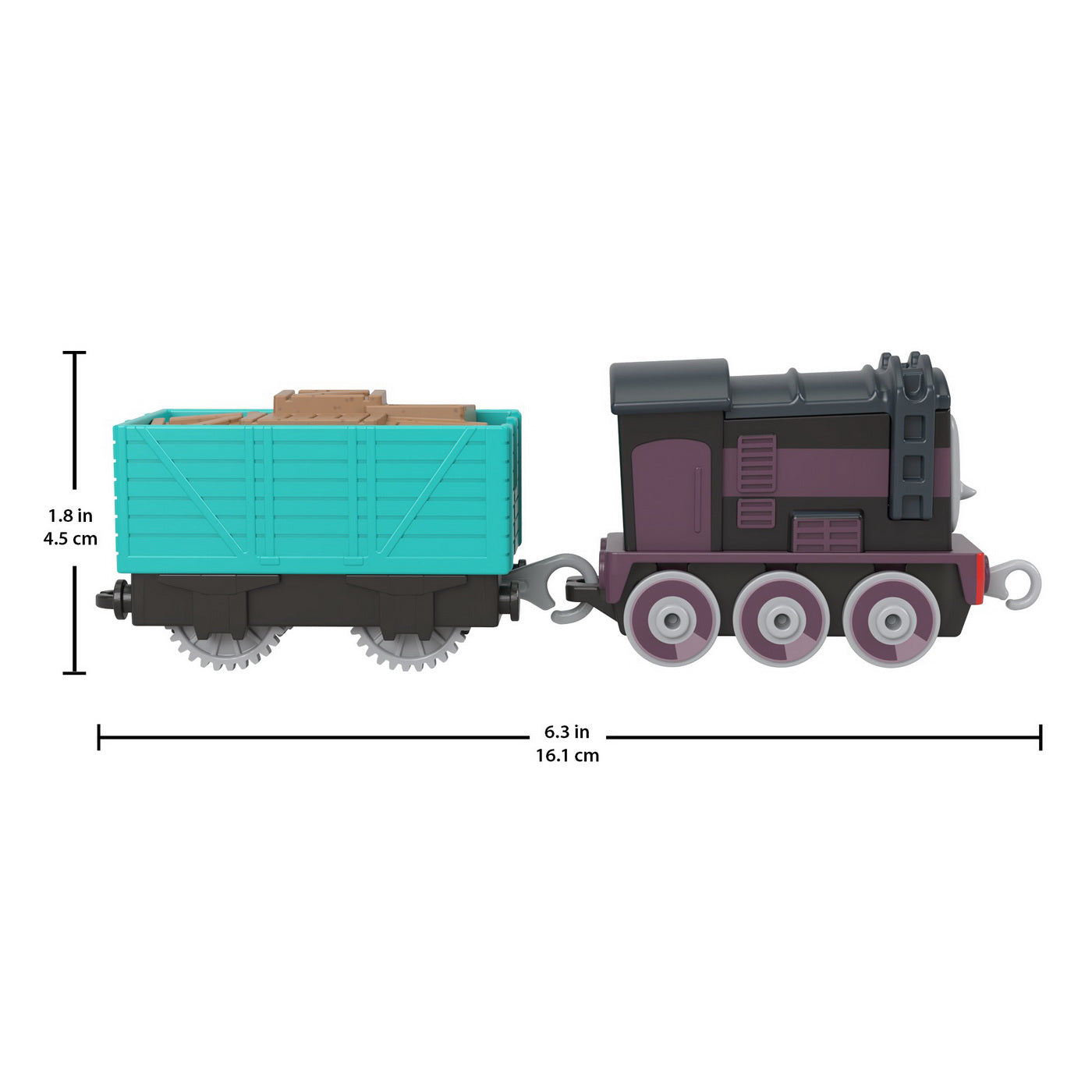THOMAS SET DE JOACA CU LOCOMOTIVA PUSH ALONG DIESEL SI ACCESORII