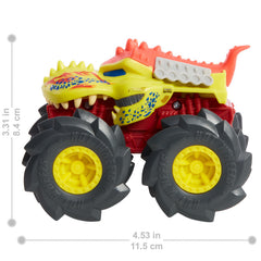 HOT WHEELS MONSTER TRUCK MASINUTA TWISTER TREDZ MEGA WREX GALBEN SCARA 1:43