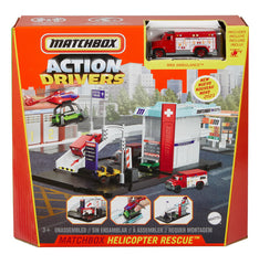 MATCHBOX SET UNITATEA DE SALVARE CU ELICOPTER