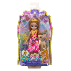 ENCHANTIMALS ROYAL PAPUSI SI ANIMALUTE QUEEN  DAVIANA SI GRASSY