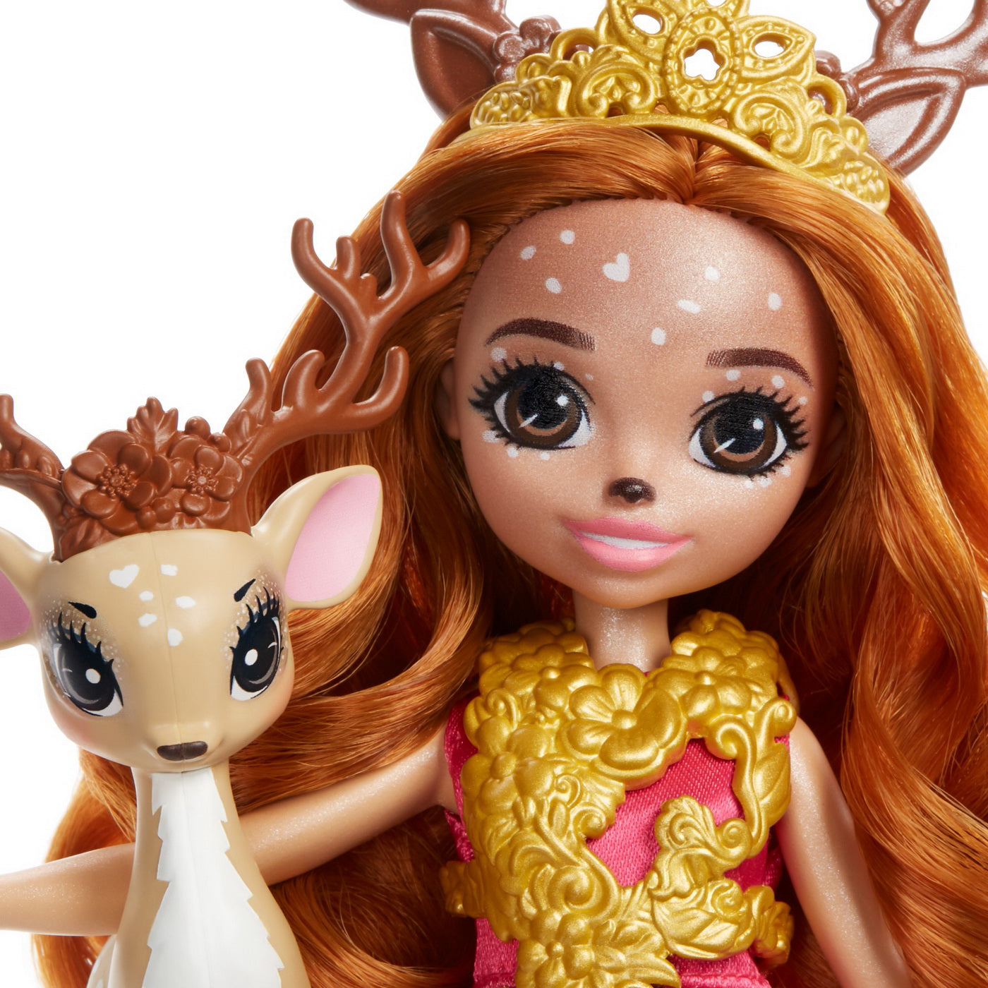 ENCHANTIMALS ROYAL PAPUSI SI ANIMALUTE QUEEN  DAVIANA SI GRASSY