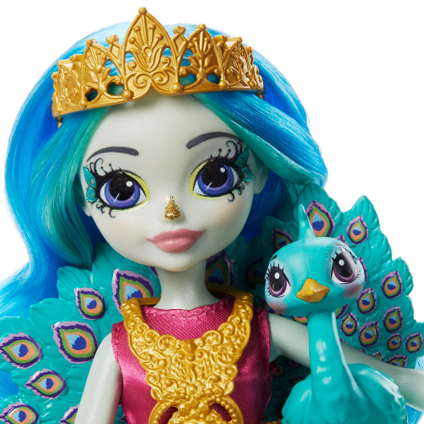 ENCHANTIMALS ROYAL PAPUSI SI ANIMALUTE QUEEN PARADISE SI RAINBOW