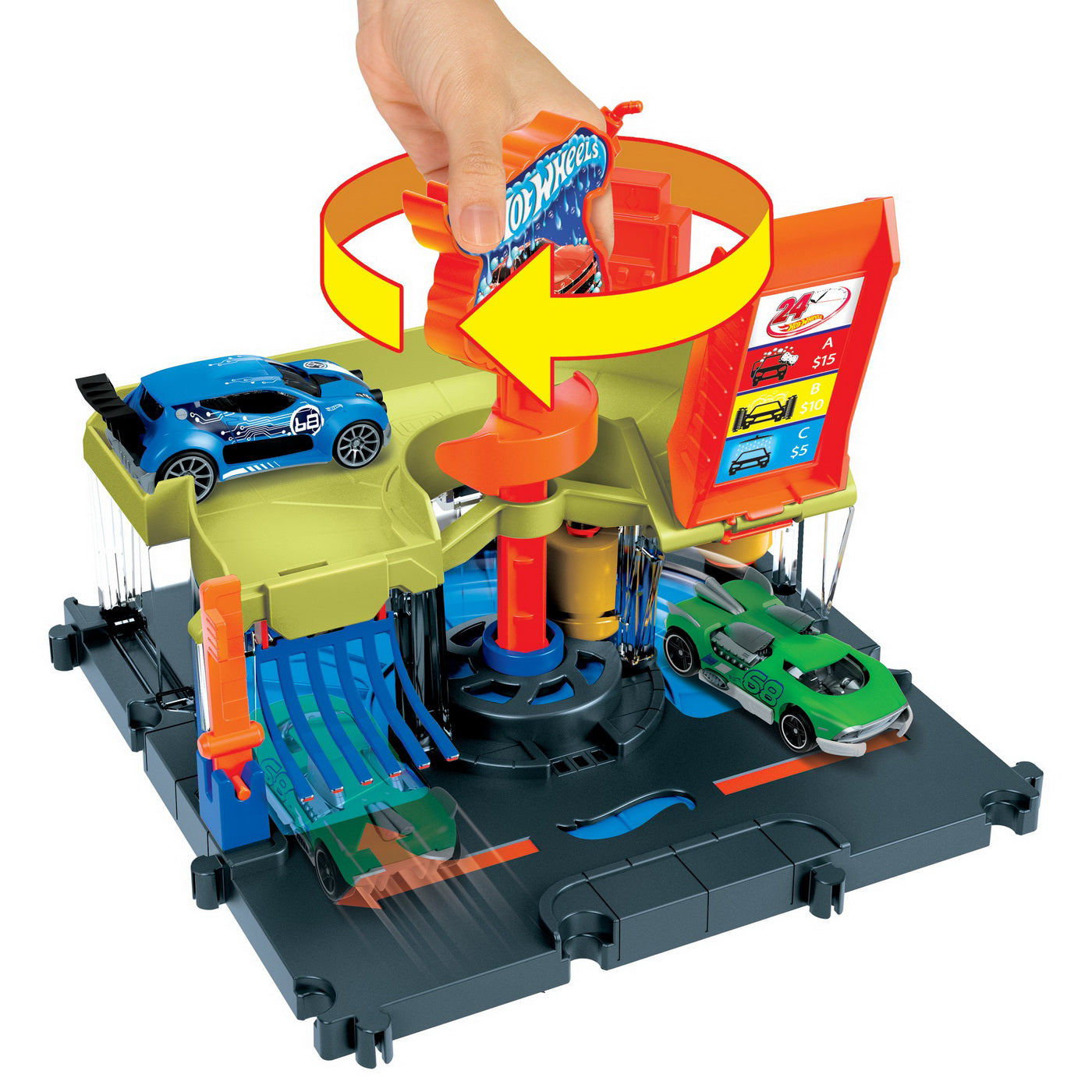 HOT WHEELS CITY SPALATORIE AUTO