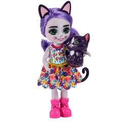 ENCHANTIMALS PAPUSI SI ANIMALUTE CABERY CAT SI PAWLA