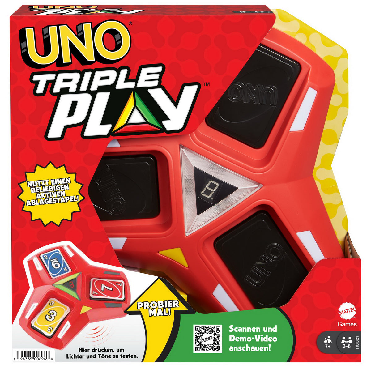 JOC UNO TRIPLE PLAY ORIGINAL