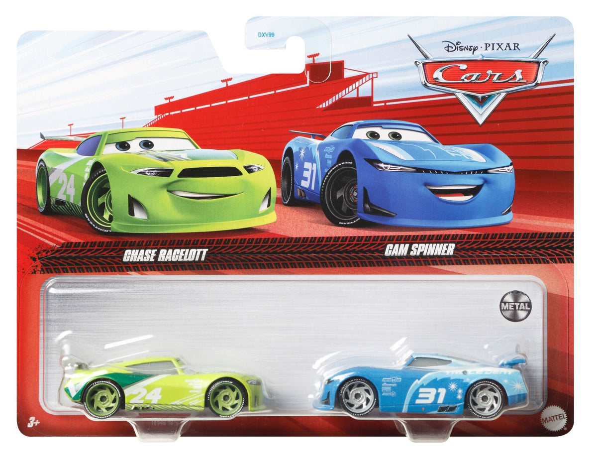 CARS3 SET 2 MASINUTE METALICE CHASE RACELOTT SI CAM SPINNER