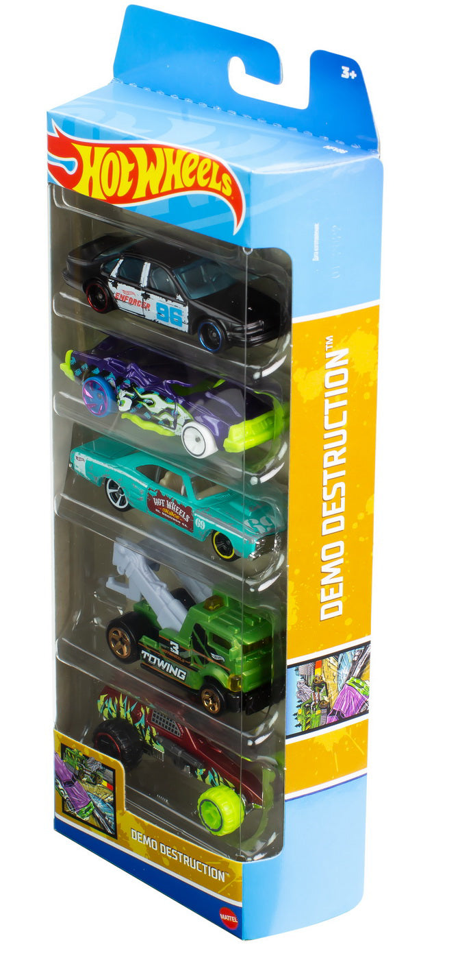 SET 5 MASINI HOT WHEELS DEMO DESTRUCTION