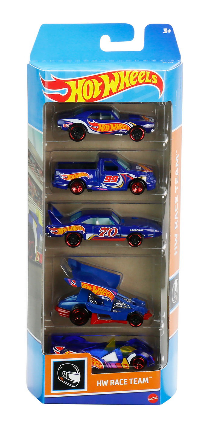 SET 5 MASINI HOT WHEELS RACE TEAM