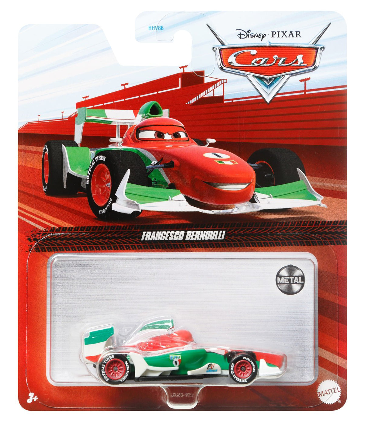 MASINUTA METALICA CARS3 PERSONAJUL FRANCESCO BERNOULLI