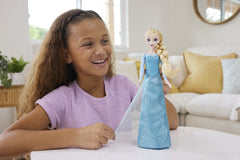 PAPUSA DISNEY FROZEN ELSA CU ROCHIE ALBASTRA