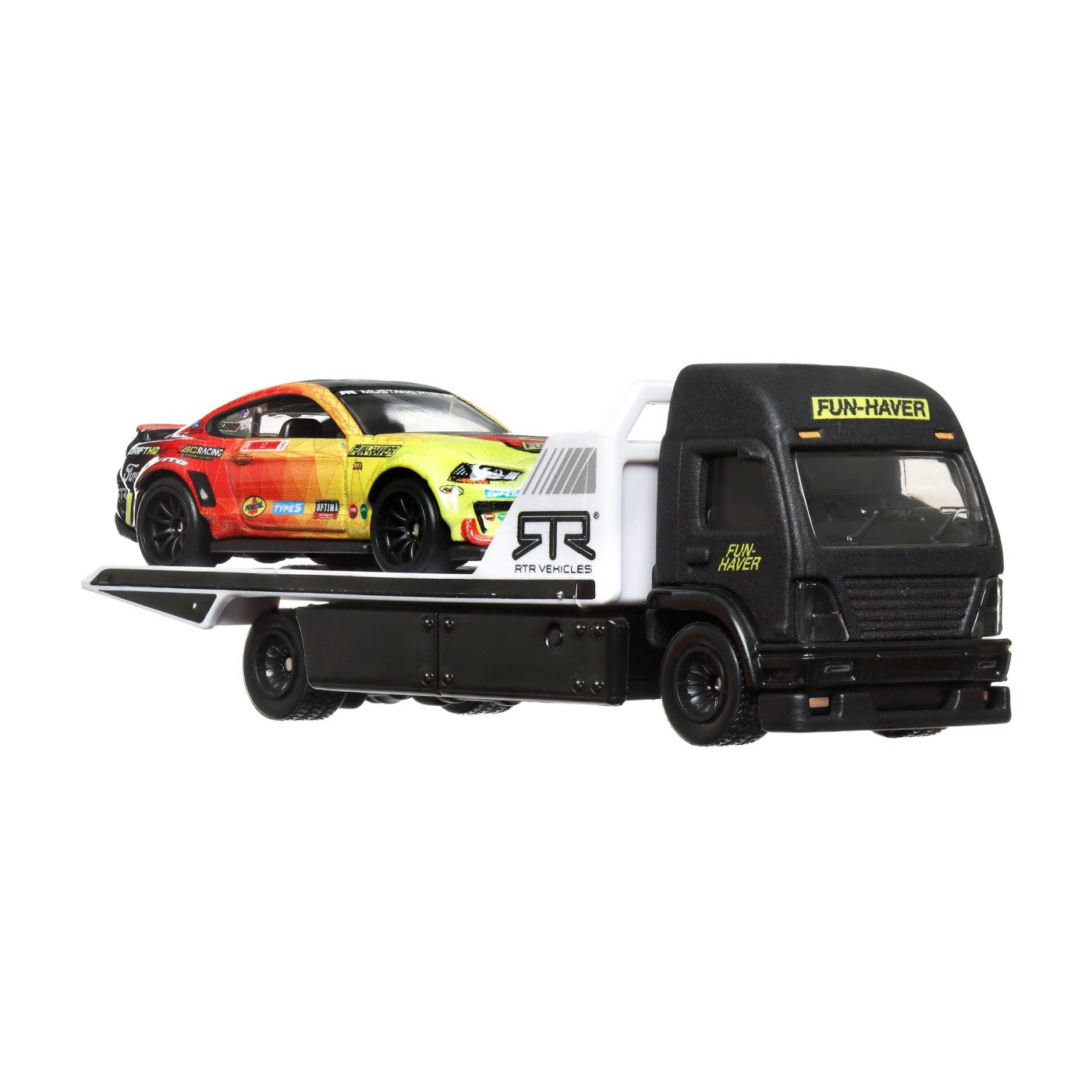 HOT WHEELS TRANSPORTATOR AERO LIFT CU MASINUTA FORD MUSTANG RTR SPEC 5 SCARA 1:64