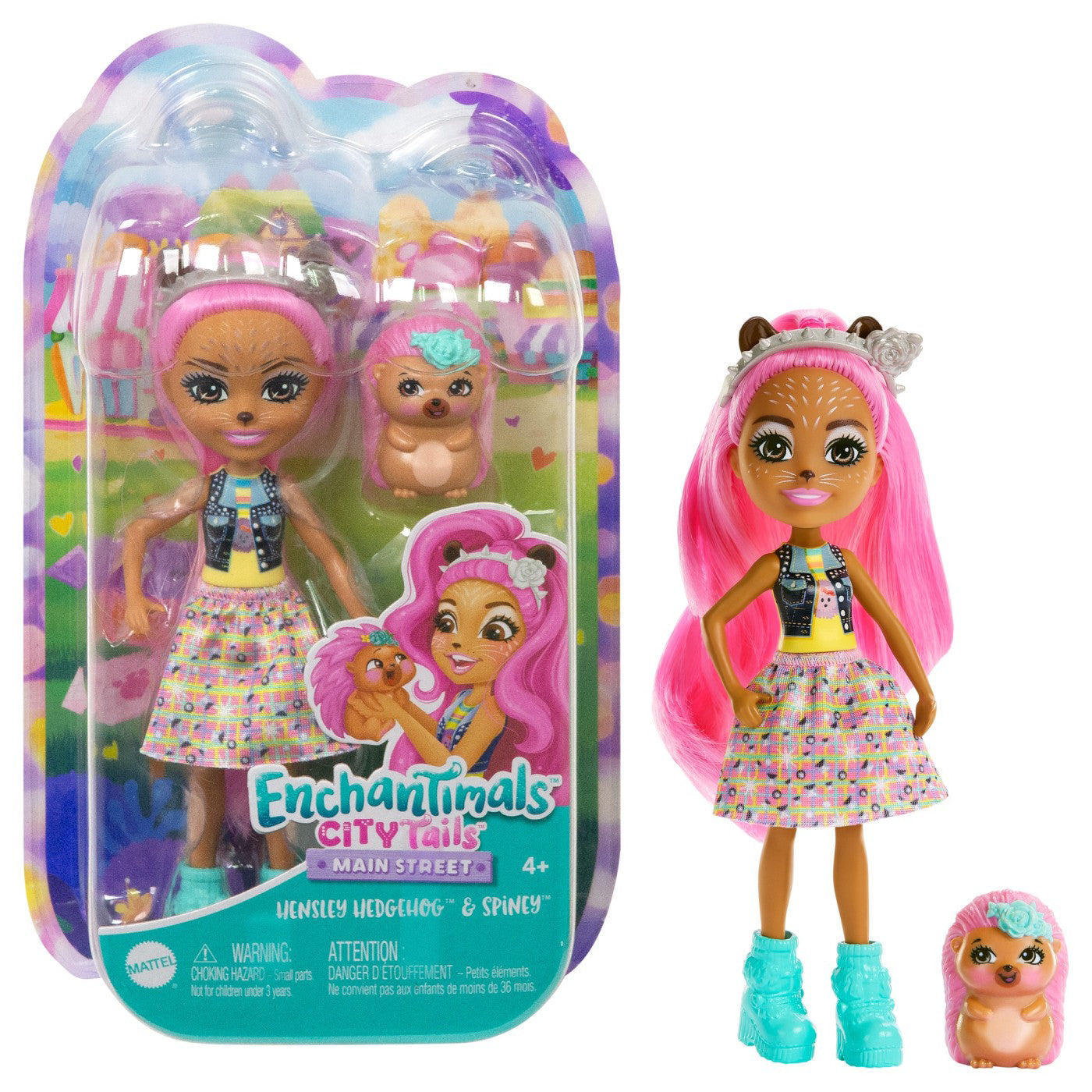 ENCHANTIMALS PAPUSI SI ANIMALUTE HENSLEY HEDGEHOG SI SPINEY