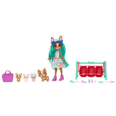 ENCHANTIMALS BABY BEST FRIENDS SET SURPRIZA CRIZIA CORGI SI SNOW
