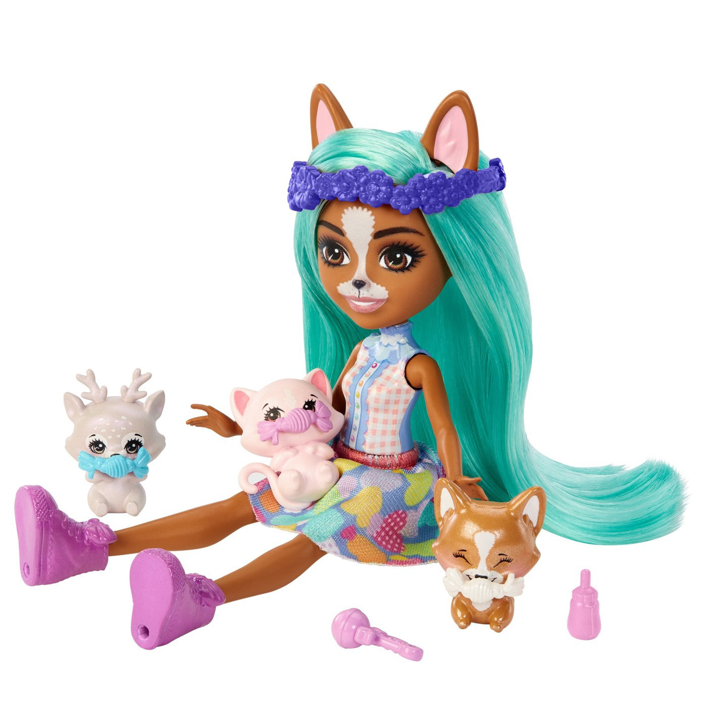 ENCHANTIMALS BABY BEST FRIENDS SET SURPRIZA CRIZIA CORGI SI SNOW
