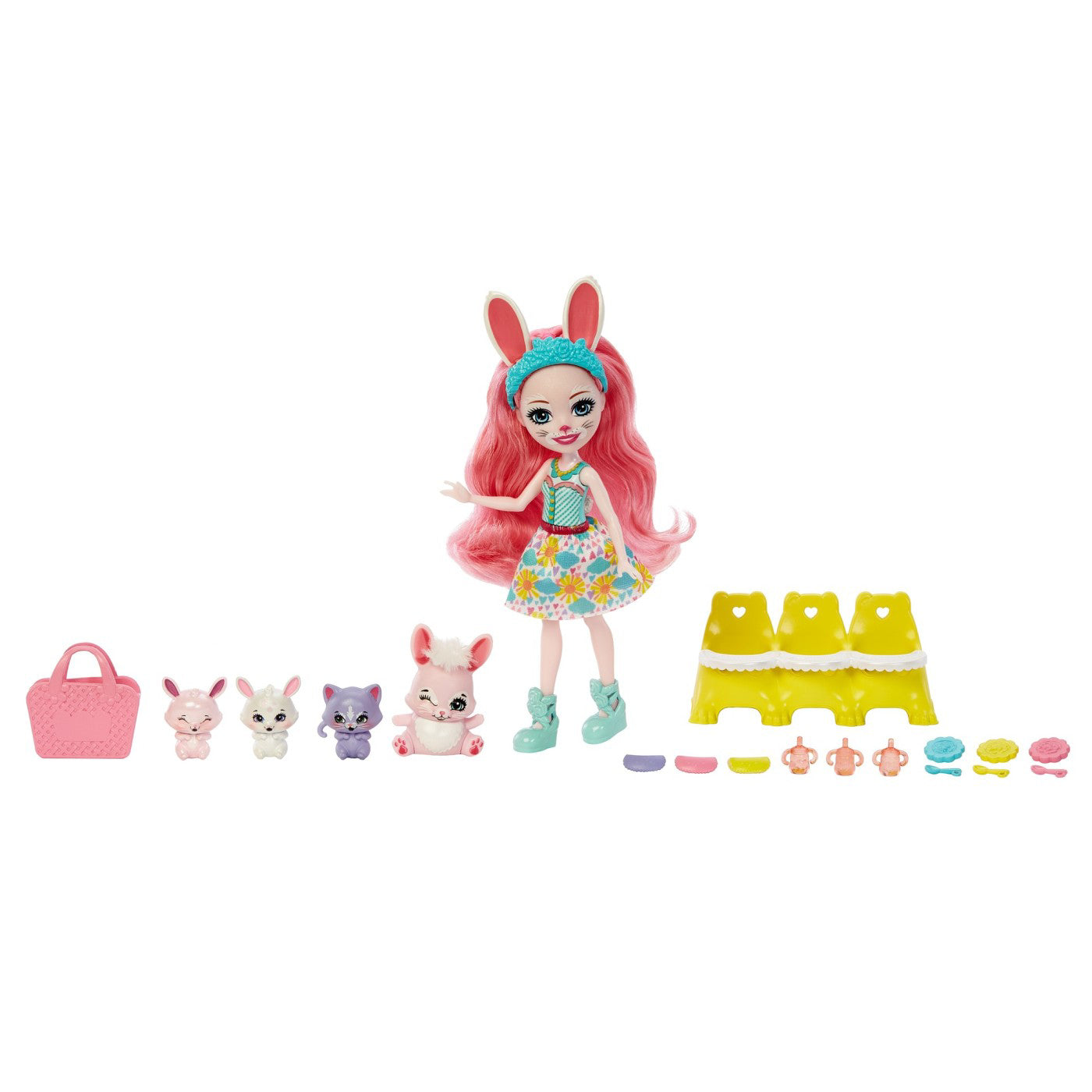 ENCHANTIMALS BABY BEST FRIENDS SET SURPRIZA BREE BUNNY SI TWIST