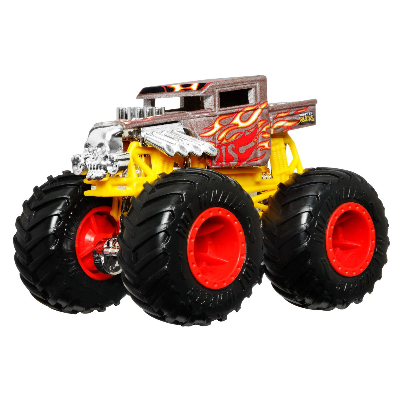 HOT WHEELS MONSTER TRUCK CAMION BONE SHAKER CU CULORI SCHIMBATOARE SCARA 1:64