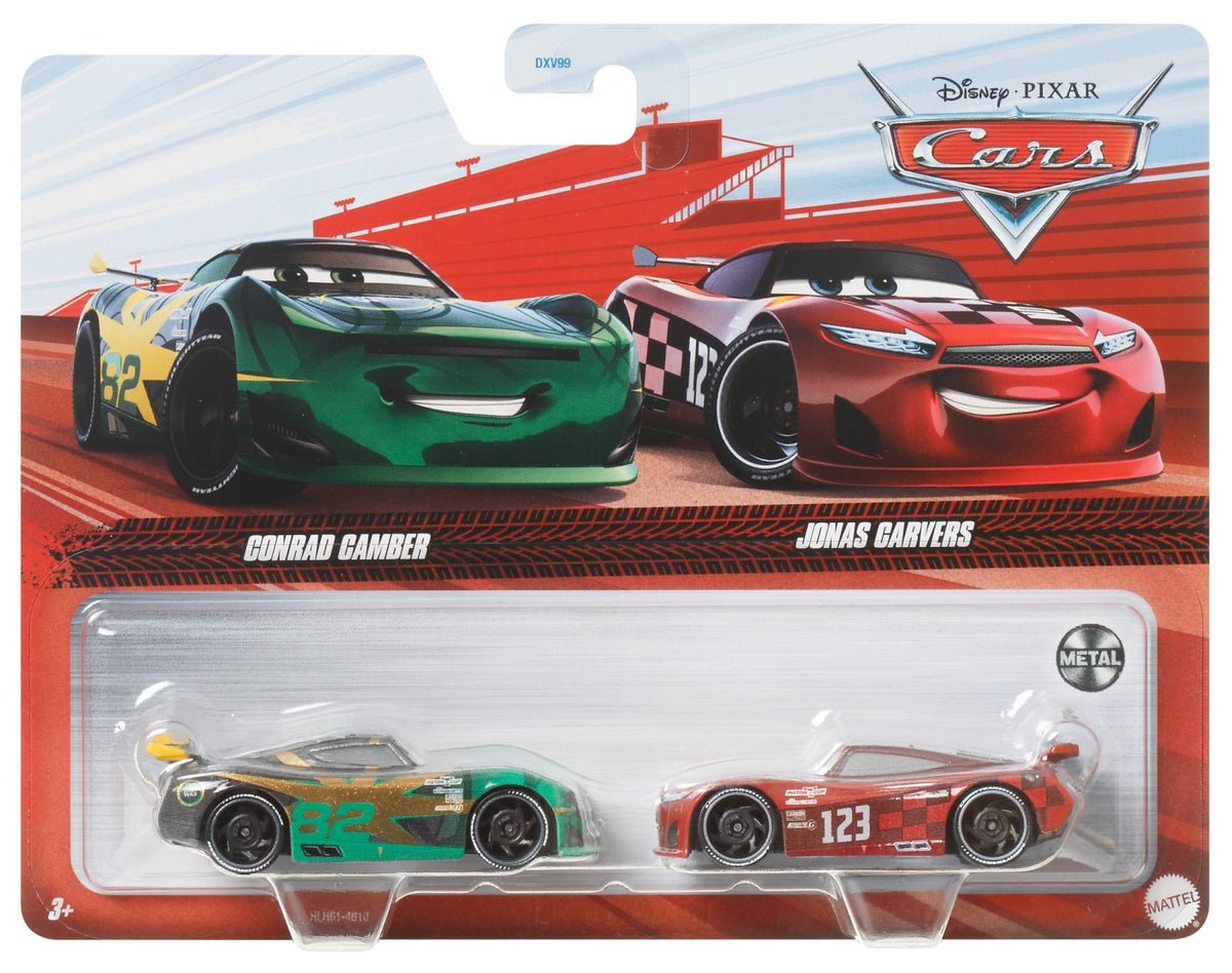 CARS3 SET 2 MASINUTE METALICE CONRAD CAMBER SI JONAS CARVERS
