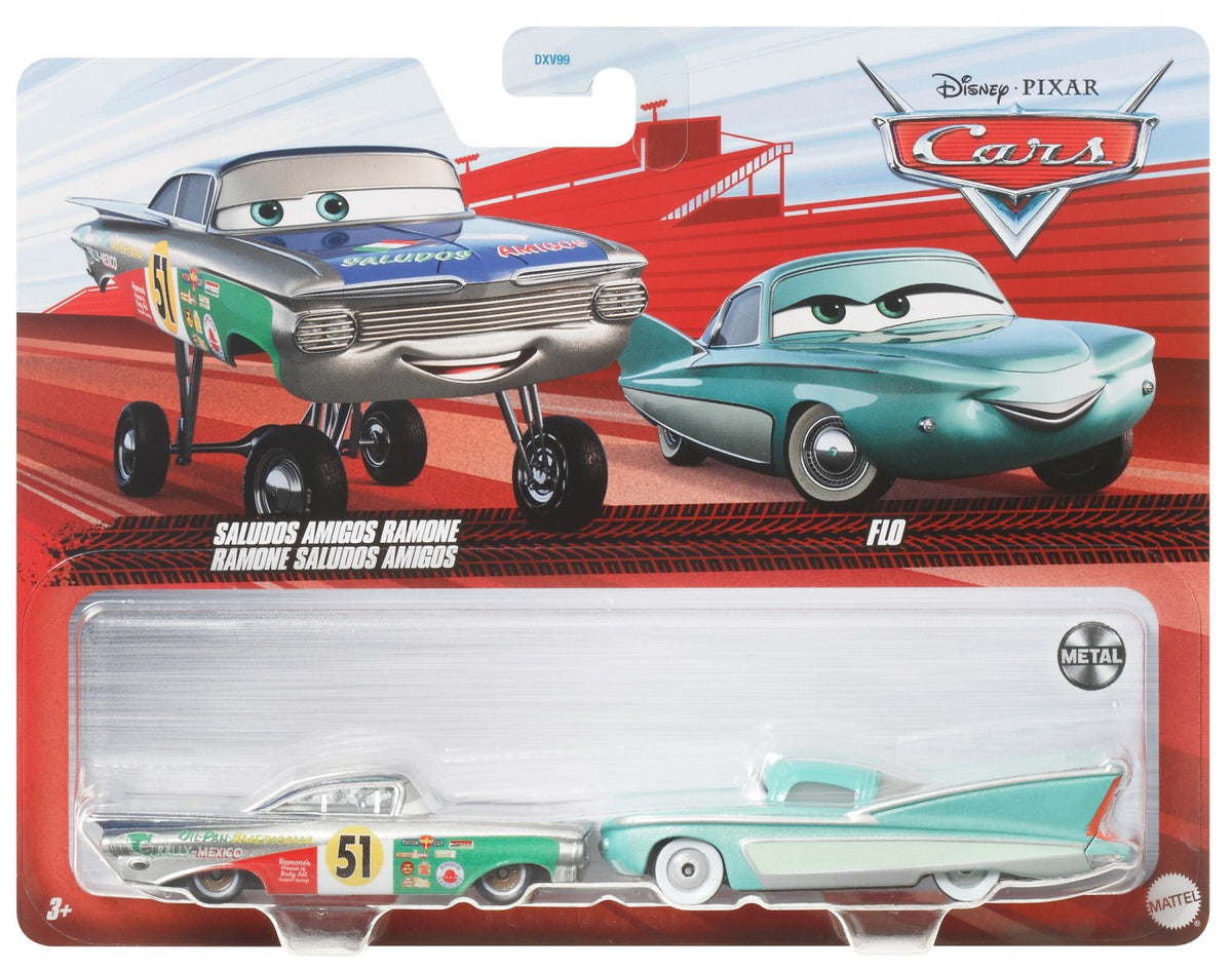 CARS3 SET 2 MASINUTE METALICE RAMONE SI FLO