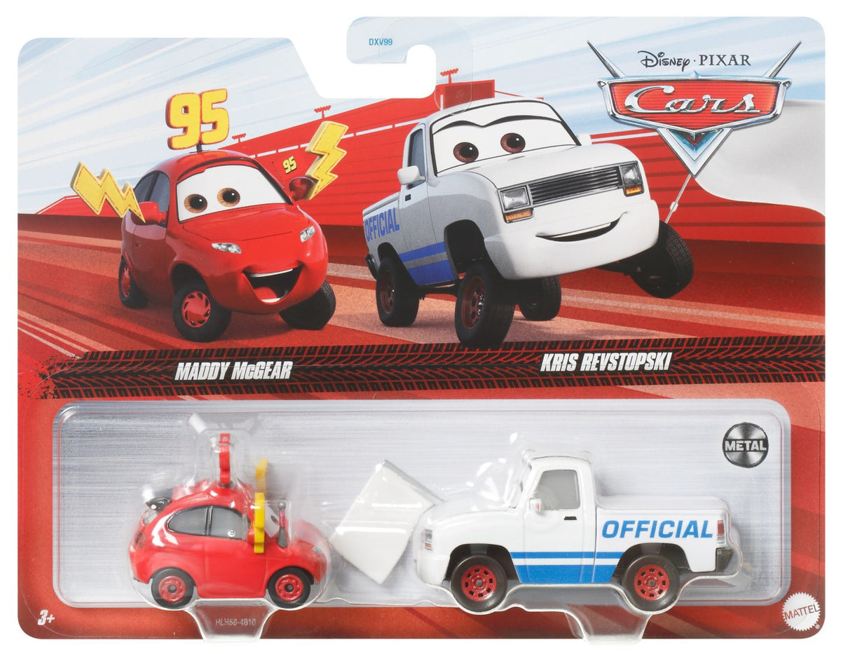 CARS3 SET 2 MASINUTE METALICE MADDY MCGEAR SI KRIS STOPSKI
