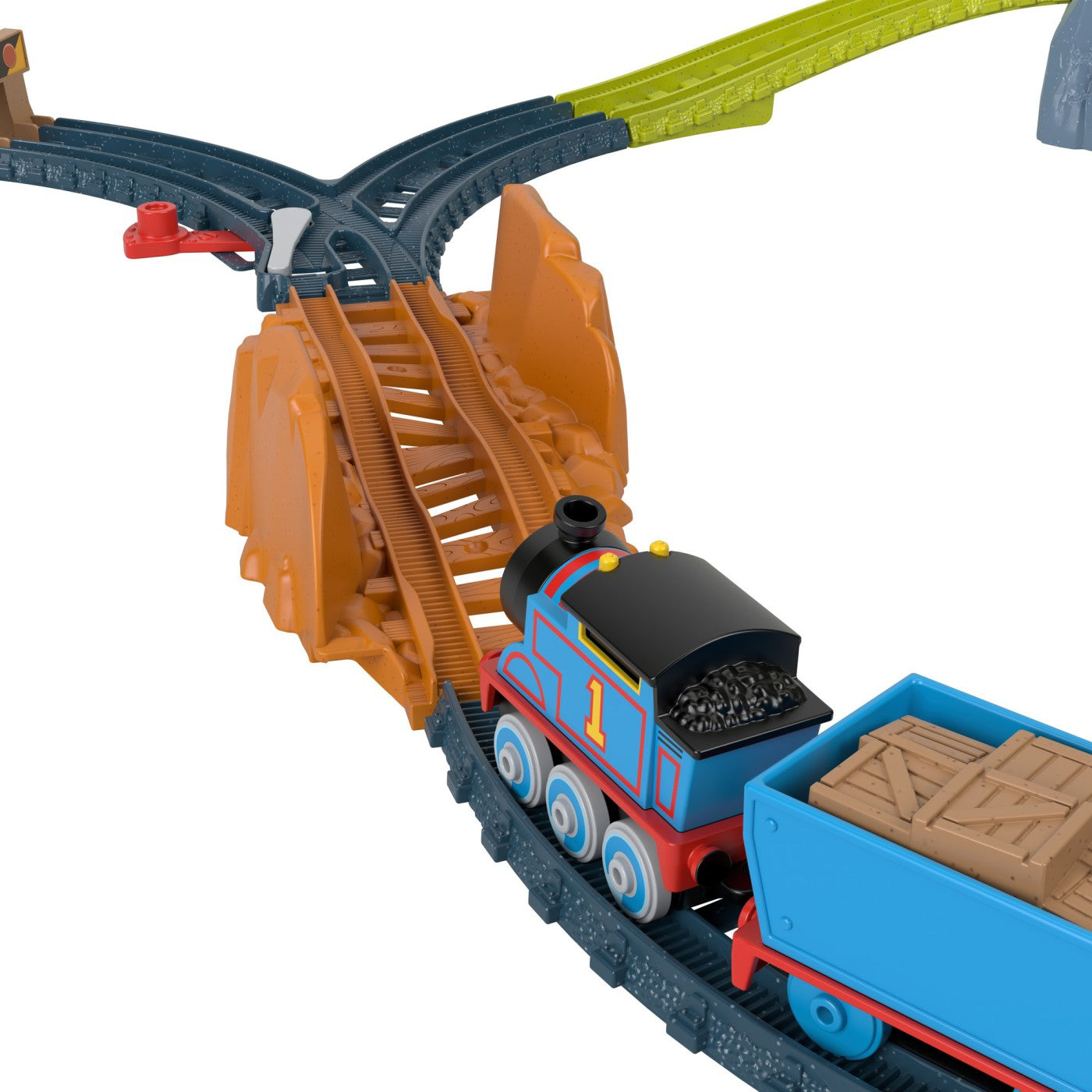 THOMAS SET DE JOACA CU LOCOMOTIVA PUSH ALONG THOMAS SI ACCESORII
