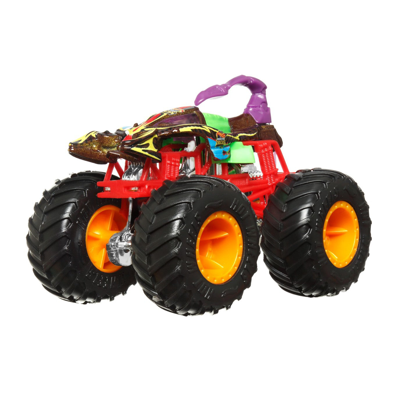 HOT WHEELS MONSTER TRUCK CAMION SCORPEDO CU CULORI SCHIMBATOARE SCARA 1:64