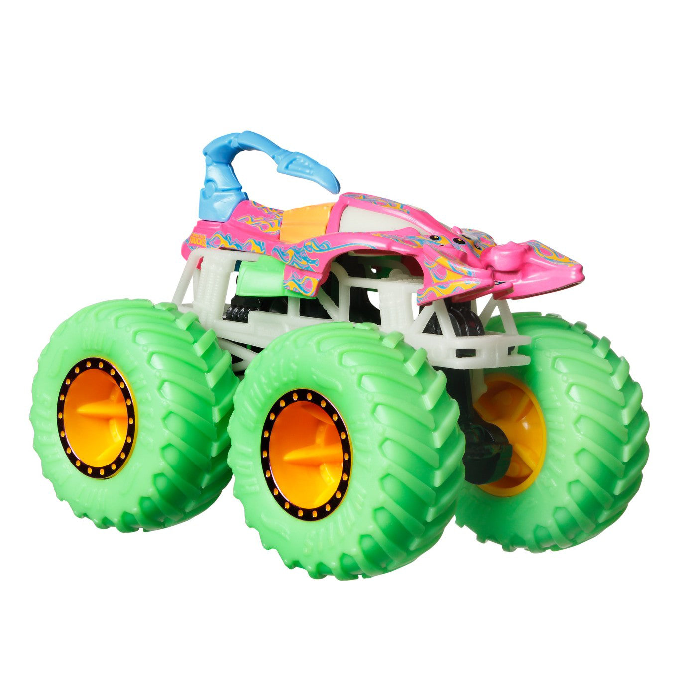 HOT WHEELS MONSTER TRUCK GLOW IN THE DARK MASINUTA SCORPEDO SCARA 1:64