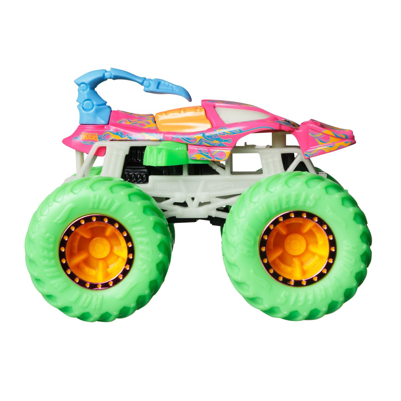 HOT WHEELS MONSTER TRUCK GLOW IN THE DARK MASINUTA SCORPEDO SCARA 1:64