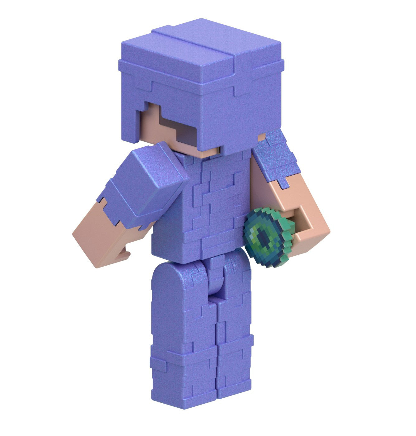 MINECRAFT CRAFT A BLOCK FIGURINA STRONGHOLD STEVE 8CM