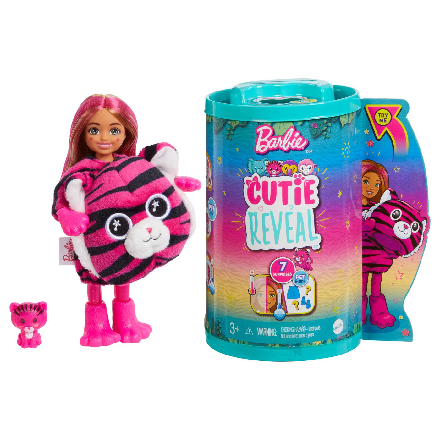 BARBIE PAPUSA CHELSEA CUTIE REVEAL TIGRU