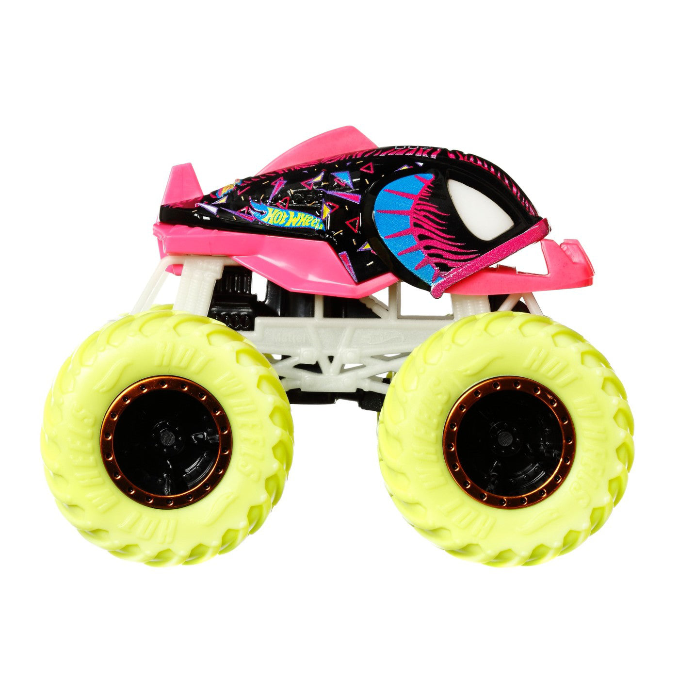 HOT WHEELS MONSTER TRUCK GLOW IN THE DARK MASINUTA PIRAN-AHHHH SCARA 1:64