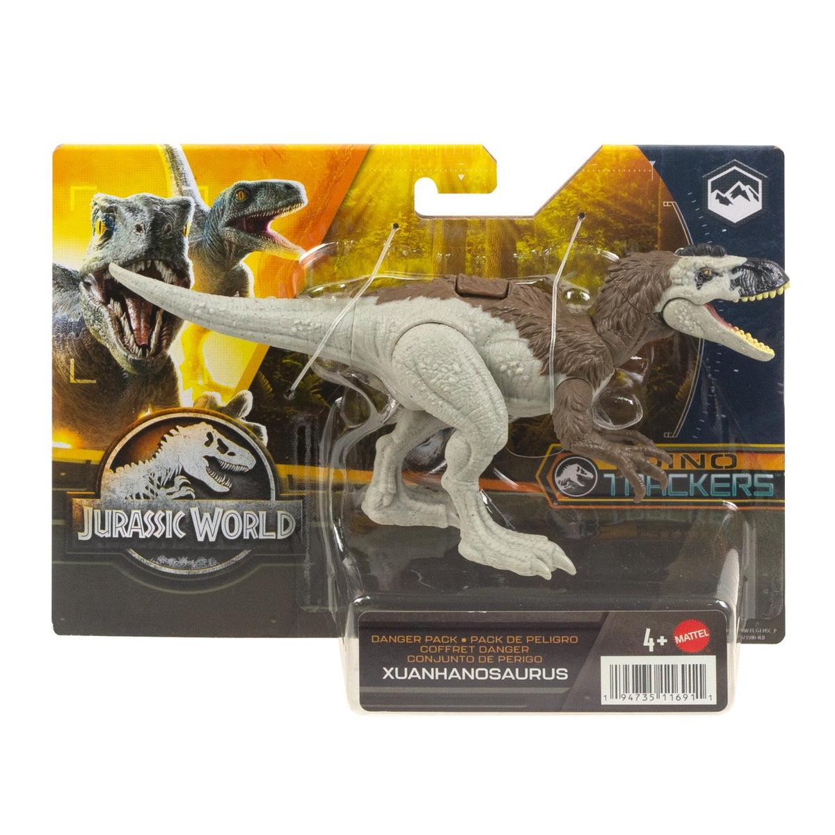 JURASSIC WORLD DINO TRACKERS DANGER PACK DINOZAUR XUANHANOSAURUS