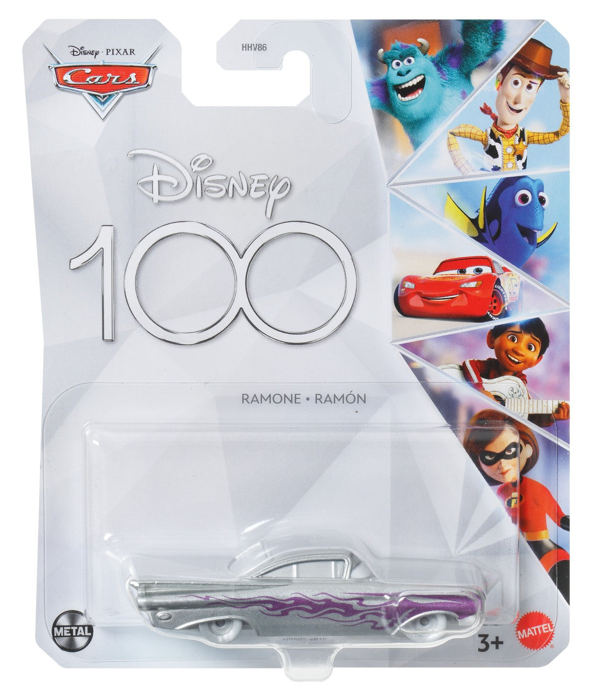 MASINUTA METALICA CARS3 DISNEY 100 PERSONAJUL RAMONE