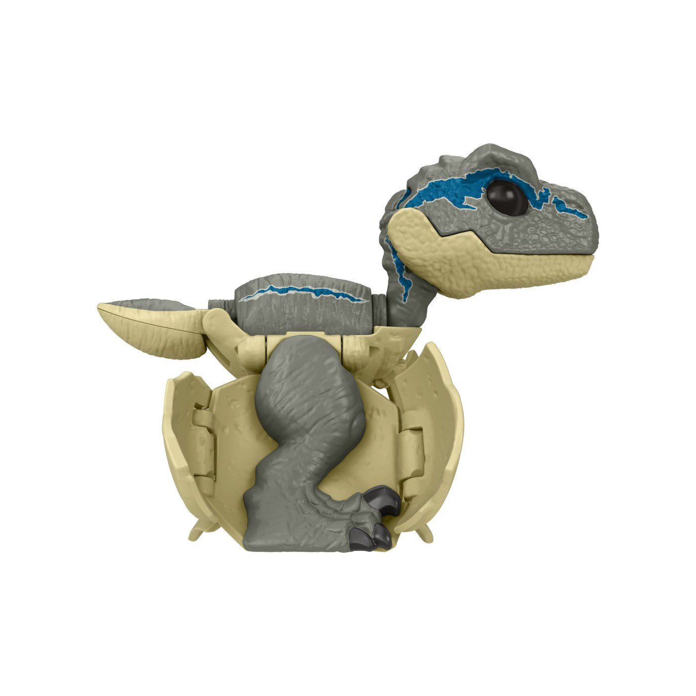 JURASSIC WORLD FIERCE CHANGERS HIDDEN HATCHERS DINOZAUR TRANSFORMABIL VELOCIRAPTOR BLUE