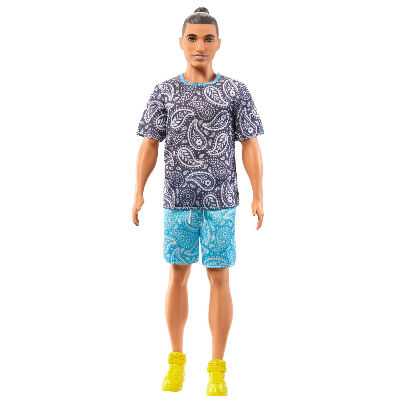 BARBIE PAPUSA BAIAT FASHIONISTAS SATEN CU TRICOU