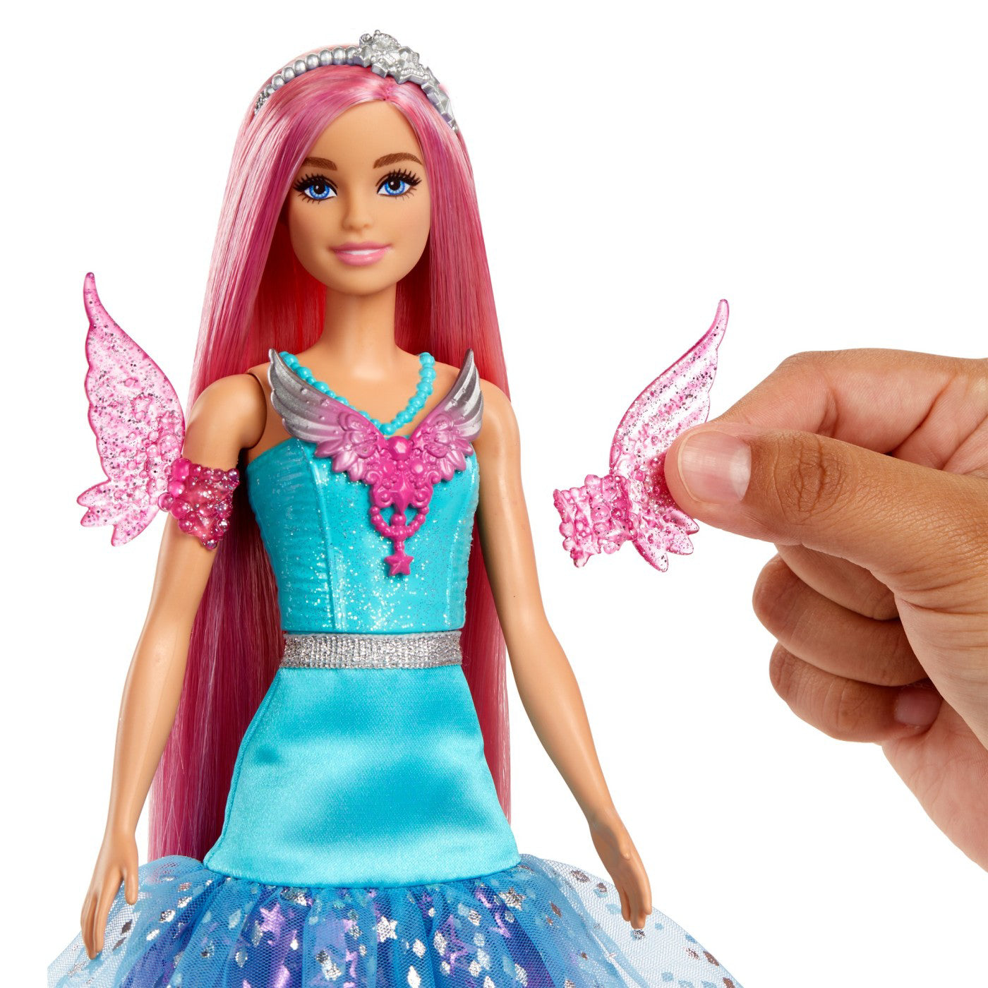 BARBIE PAPUSA BARBIE ZANA CU ROCHIE ALBASTRA