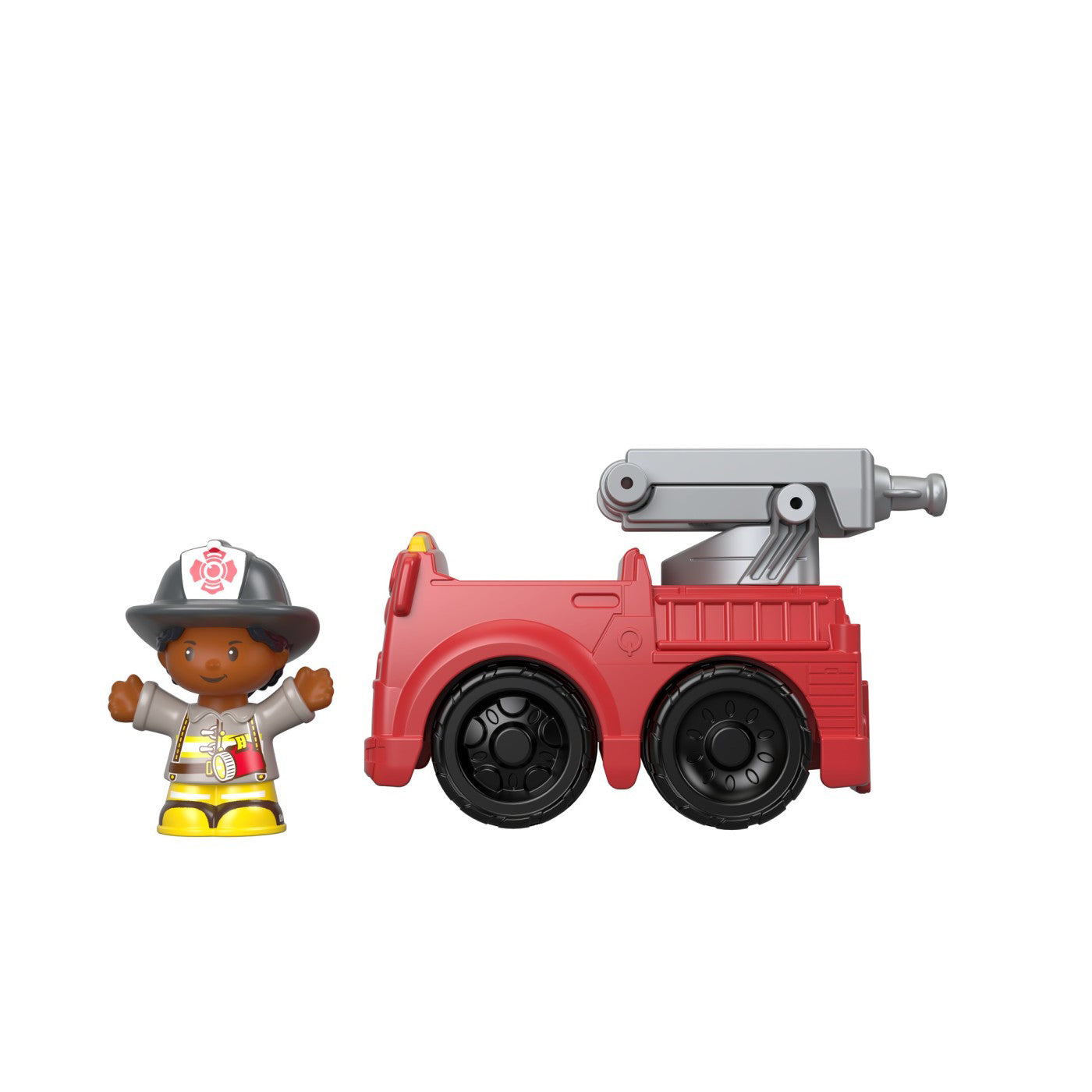 FISHER PRICE LITTLE PEOPLE VEHICUL MASINA DE POMPIERI 10CM