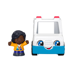 FISHER PRICE LITTLE PEOPLE VEHICUL AMBULANTA 10CM
