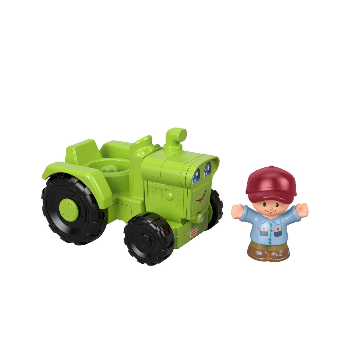FISHER PRICE LITTLE PEOPLE VEHICUL TRACTOR 10CM