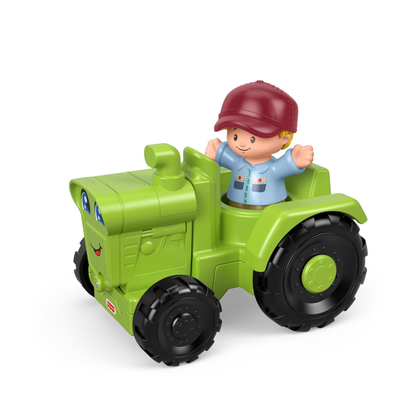 FISHER PRICE LITTLE PEOPLE VEHICUL TRACTOR 10CM