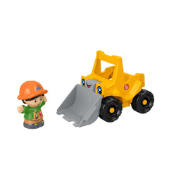 FISHER PRICE LITTLE PEOPLE VEHICUL BULDOZER 10CM