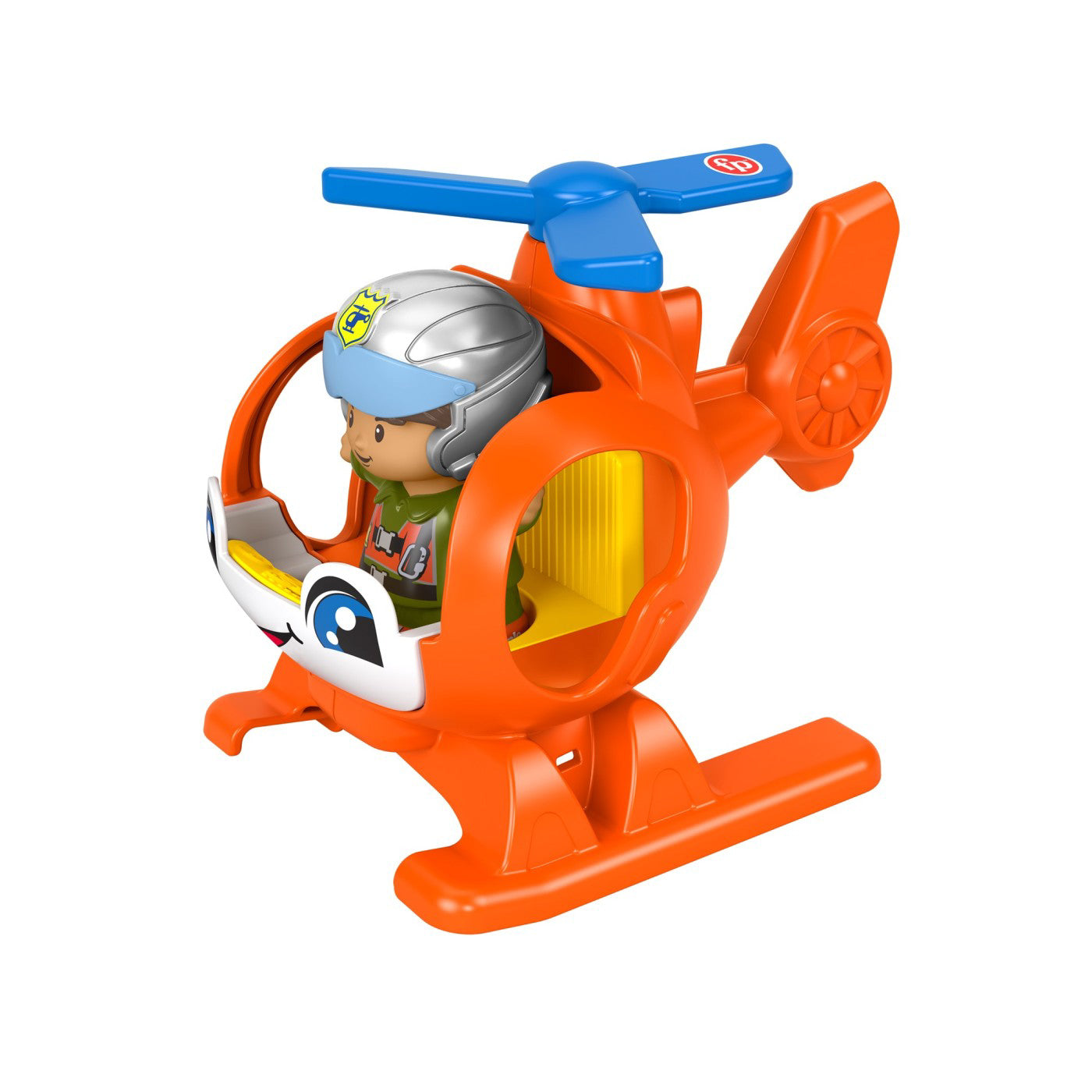 FISHER PRICE LITTLE PEOPLE VEHICUL ELICOPTER 10CM